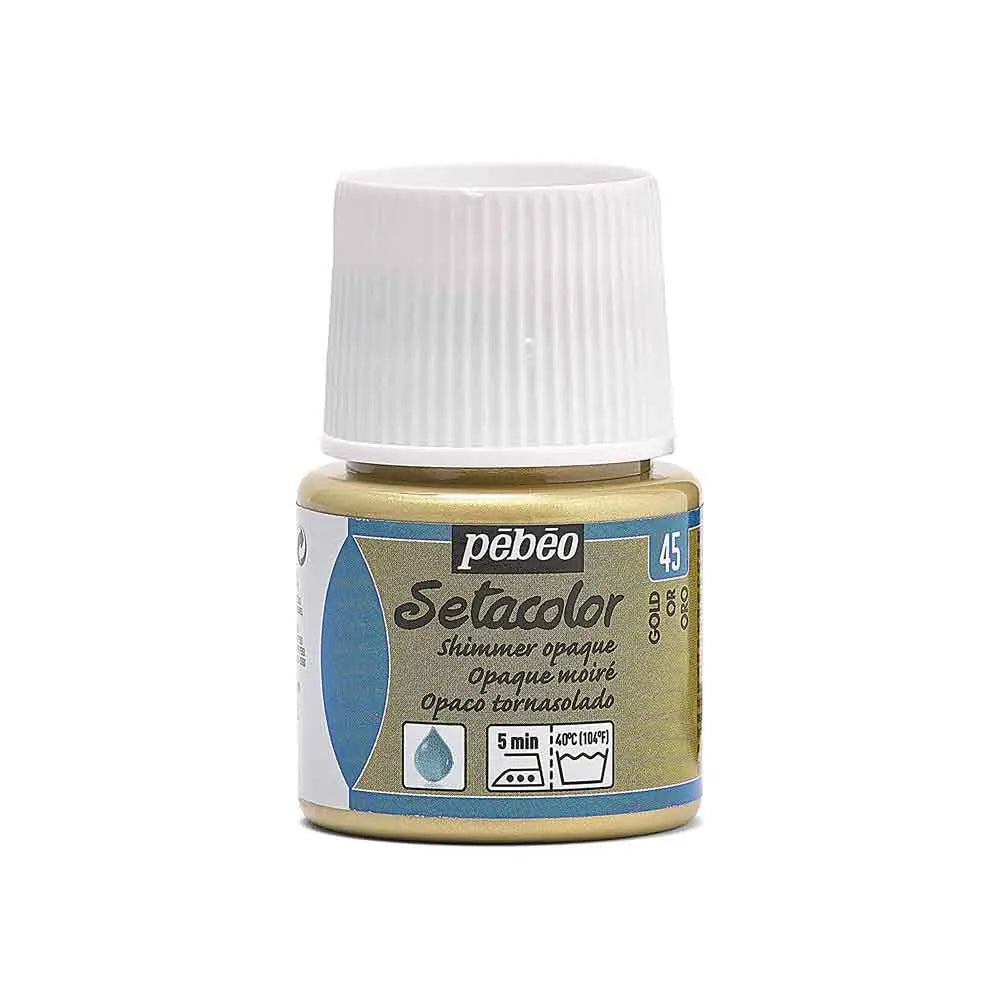 Pebeo Setacolor Opaque & Shimmer Fabric Paint 45ml - For Textiles